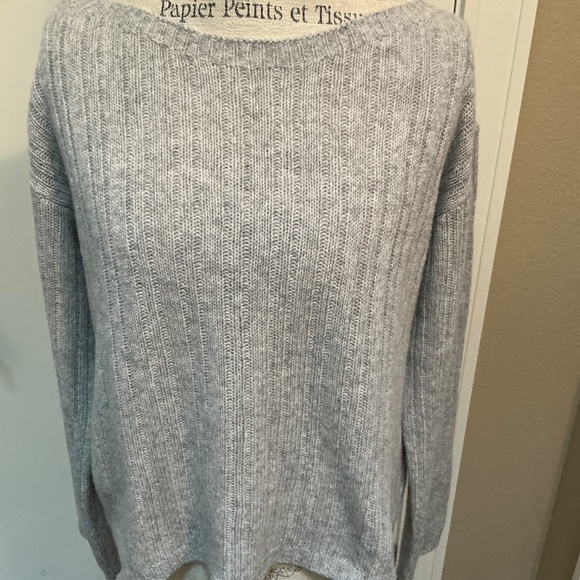 PRADA Sweater: Grey/Cashmere Sz 44 NWT - Picture 2 of 12